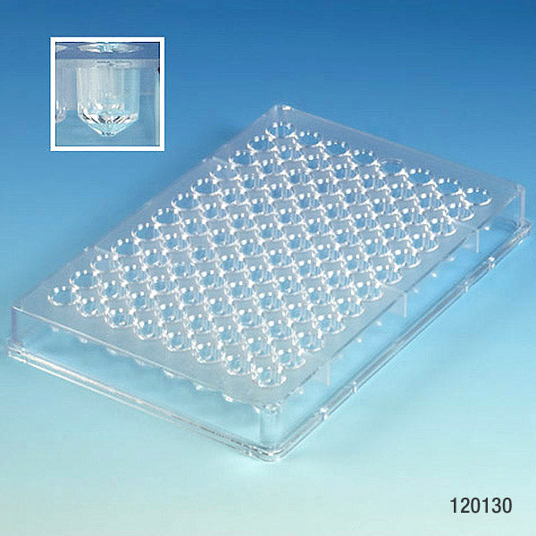 Globe Scientific 96-Well V-Bottom Microtest Plate 120130