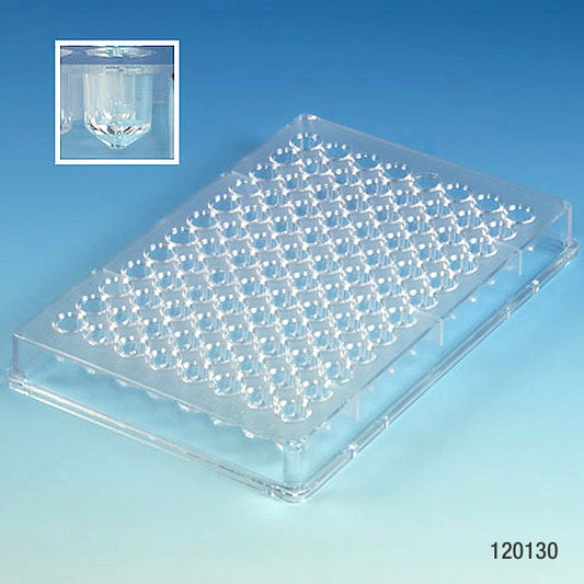 Globe Scientific 96-Well V-Bottom Microtest Plate 120130