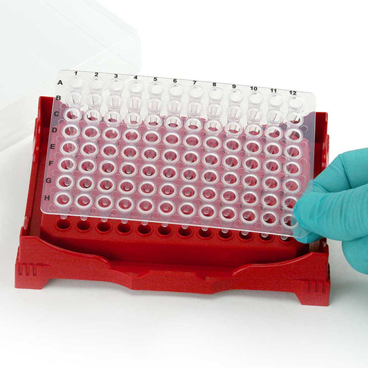 Globe Scientific Stackable PCR Work Rack Locking Lid