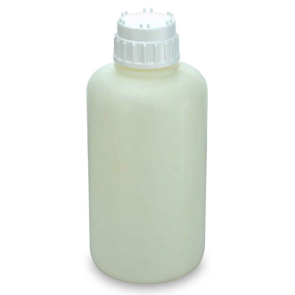 Globe Scientific Vacuum Bottle, Narrow Mouth, Heavy Duty Hdpe Bottle, Pp 53Mm Screw Cap, 2 Litres (0.5 Gallons), 2/Pack 2 L