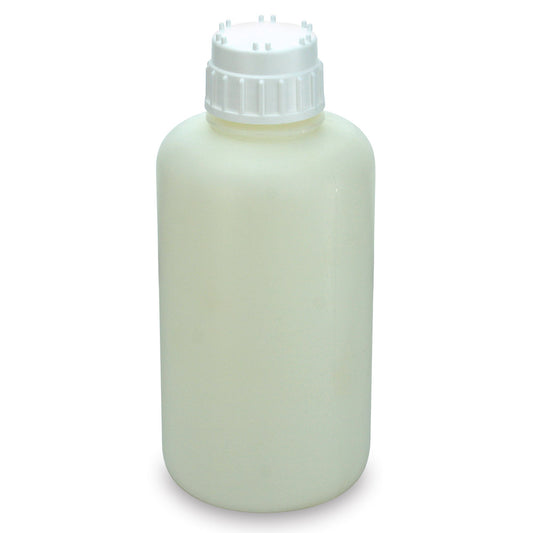 Globe Scientific Vacuum Bottle, Narrow Mouth, Heavy Duty Hdpe Bottle, Pp 53Mm Screw Cap, 2 Litres (0.5 Gallons), 2/Pack 2 L
