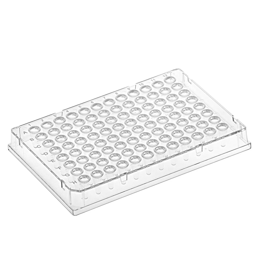 Diamond Shell 96-Well Full Skirt PCR Plate Clear Frame Case