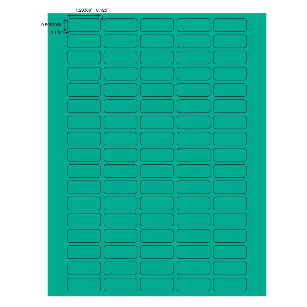 Label Sheets LCS-33X13RW  NON-STERILE Laboratory Grade