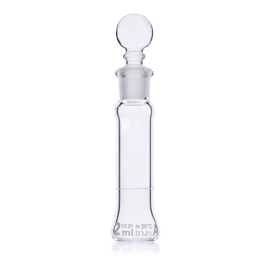 Globe Scientific Narrow Mouth Volumetric Flask 8200002 2 mL Borosilicate Glass