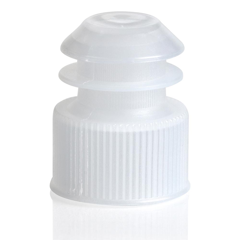 Globe Scientific 17mm Flange Plug Cap Natural