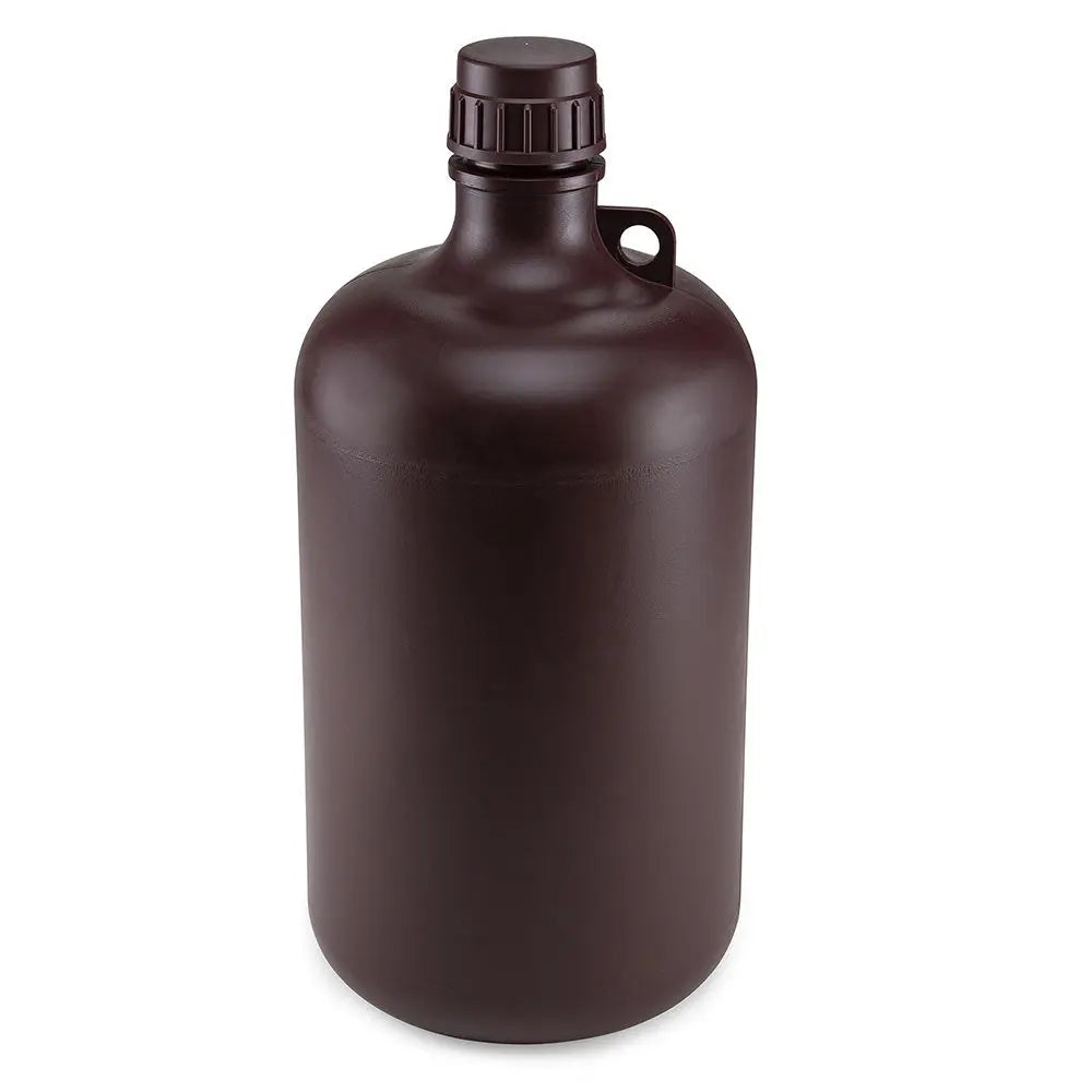 Narrow Mouth Boston Round Bottles, HDPE & Amber HDPE/PP with PP Closure — 4 mL to 8 L, Bulk Packed | Globe Scientific