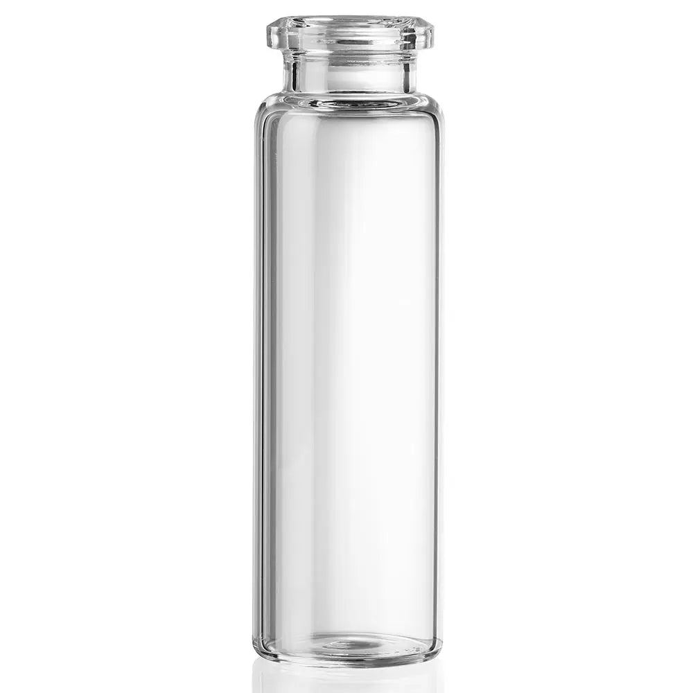 Headspace Vials, Clear Borosilicate Glass, Crimp & Screw Top — 6/10/20 mL, 100/Box | Globe Scientific