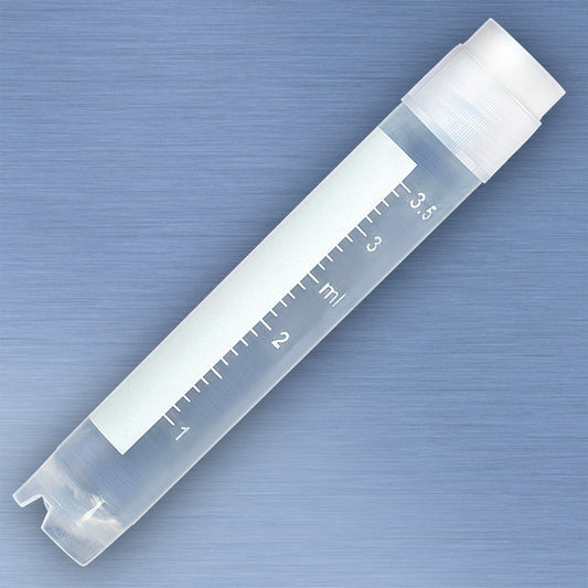 Globe Scientific 3014 4.0 mL Cryogenic Vial, TUBE: POLYPROPYLENE (PP) - CAP: POLYETHYLENE (PE) - Case of 500
