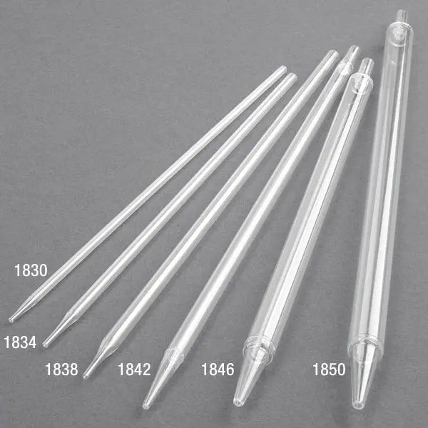Aspirating Pipettes, Polystyrene, Standard Tip — 1 to 50 mL, 500/Case | Globe Scientific