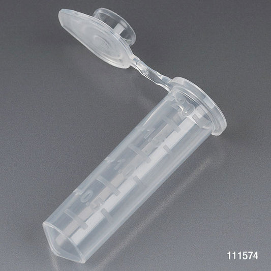 Globe Scientific 2.0mL Microcentrifuge Tubes Natural