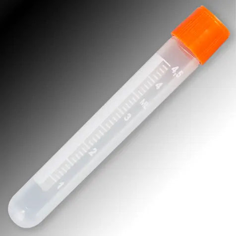 Sample Tubes, External Thread, Polypropylene — 1.2 to 5 mL, 16 Options, 1000/Case | Globe Scientific