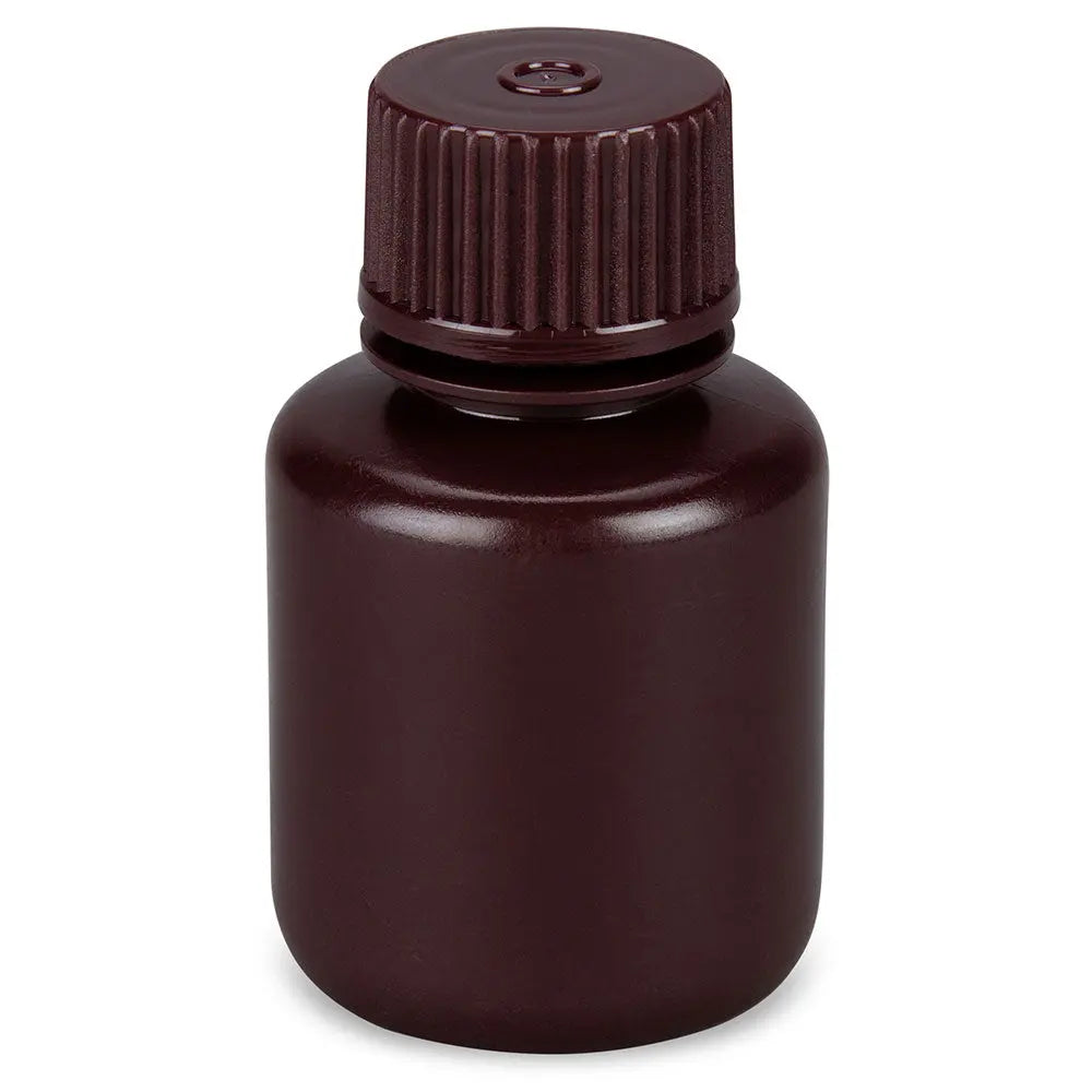 Narrow Mouth Boston Round Bottles, HDPE & Amber HDPE/PP with PP Closure — 4 mL to 8 L, Bulk Packed | Globe Scientific