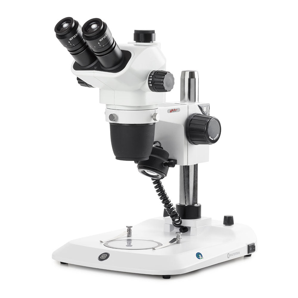 Globe Scientific NexiusZoom EVO Stereo Zoom Microscope ENZ-1703-P Pillar Stand