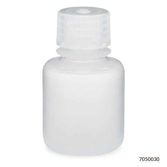 Globe Scientific Bottle, Narrow Mouth, Pp Bottle, Attached Pp Screw Cap, 12/Pack 30 mL to 500 mL