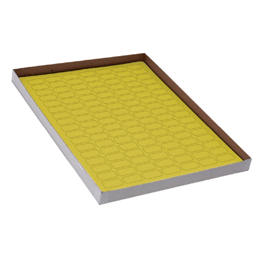 Globe Scientific Cryo Label Sheets 24x13mm Yellow