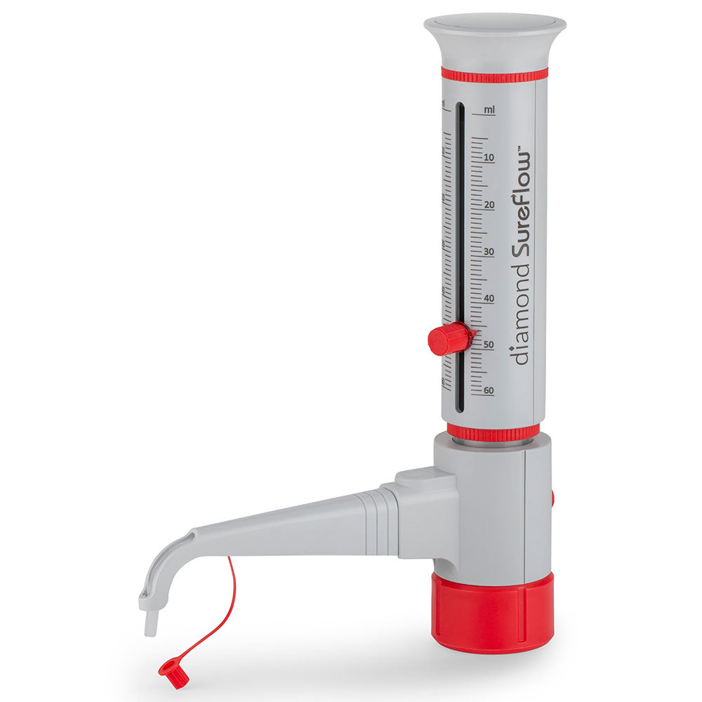 GBTD-60 - Globe Scientific Diamond SureFlow Standard Bottle Top Dispenser 5 – 60 mL