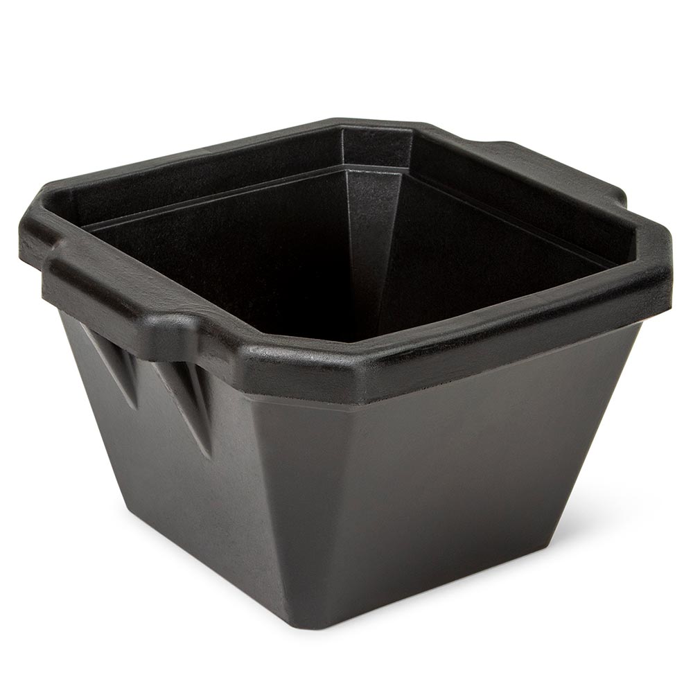 455021K - Globe Scientific 1L Ice Tray with Lid Black