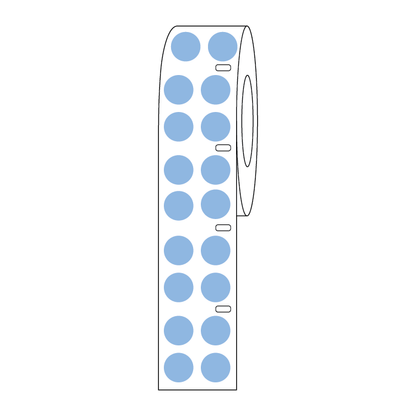 Globe Scientific LTC-13B cryogenic label dots Blue