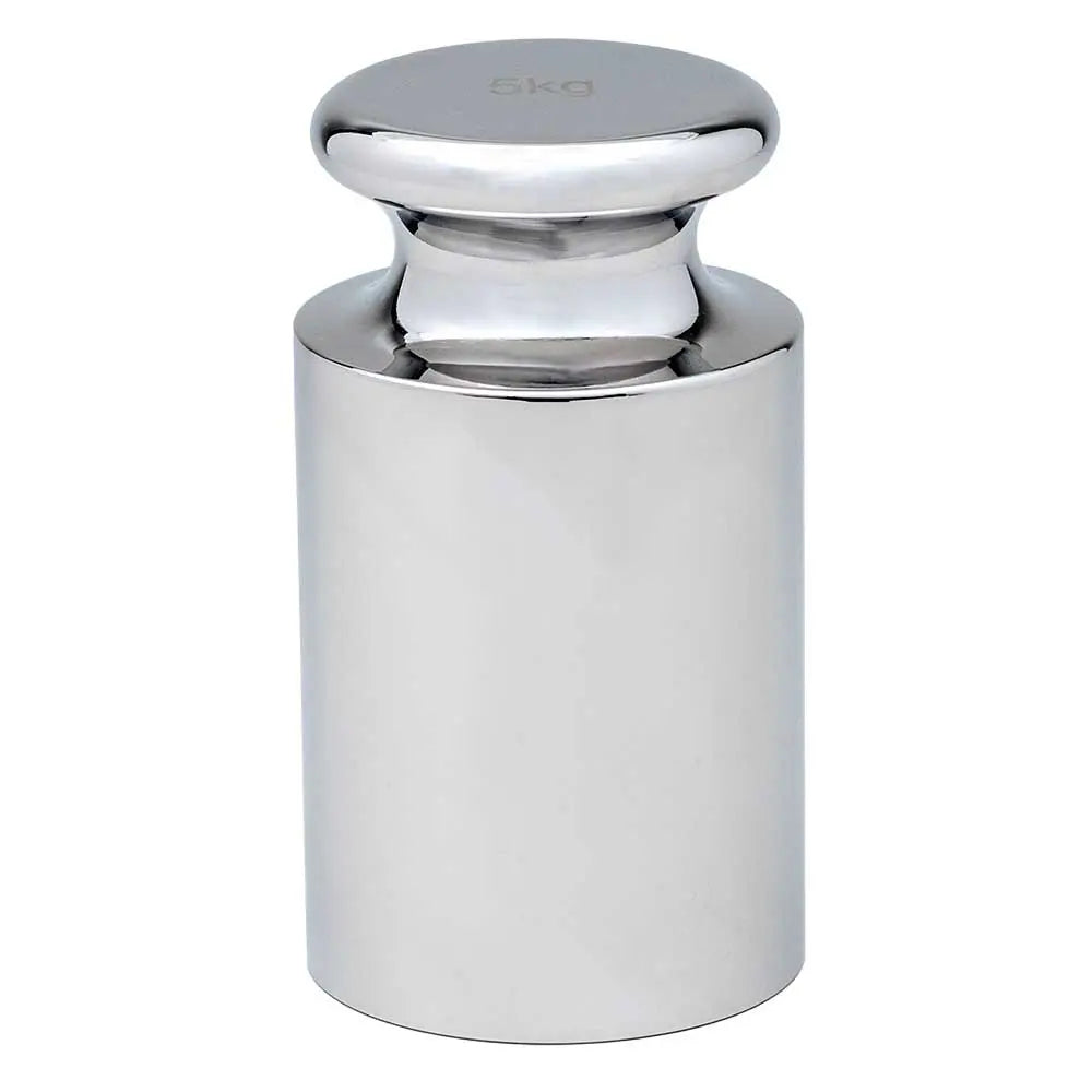 Calibration Weights, OIML Class E2/F1/F2, Stainless Steel — 50g to 20kg, ISO 17025 Cert Option, Single Weight/Pack | Globe Scientific
