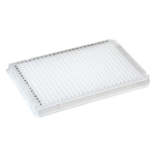 Globe Scientific 384-Well Pcr Plate, A24/P24 Two Notch Design (Roche-Style) Standard