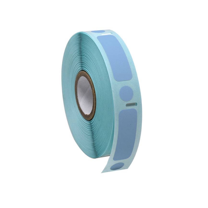 Cryo Label/Dot Combo Rolls, Direct Thermal, 33–38 x 13mm + 9.5mm Dot for 2.0mL Tubes — 12 Options, Roll | Globe Scientific