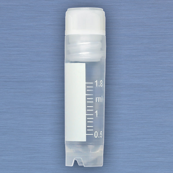 Globe Scientific 3002 2.0 mL Cryogenic Vial, TUBE: POLYPROPYLENE (PP) - CAP: POLYETHYLENE (PE) - Case of 500
