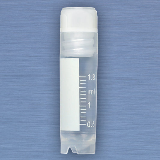 Globe Scientific 3002 2.0 mL Cryogenic Vial, TUBE: POLYPROPYLENE (PP) - CAP: POLYETHYLENE (PE) - Case of 500