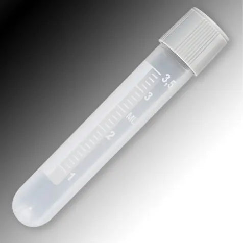 Sample Tubes, External Thread, Polypropylene — 1.2 to 5 mL, 16 Options, 1000/Case | Globe Scientific