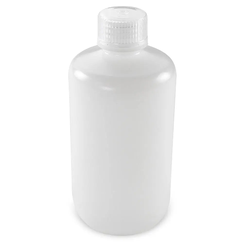 Narrow Mouth Boston Round Bottles, HDPE & Amber HDPE/PP with PP Closure — 4 mL to 8 L, Bulk Packed | Globe Scientific