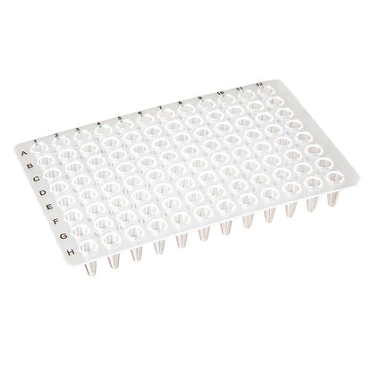Globe Scientific 96-Well Pcr Plate, Low-Profile, No Skirt 0.1 mL