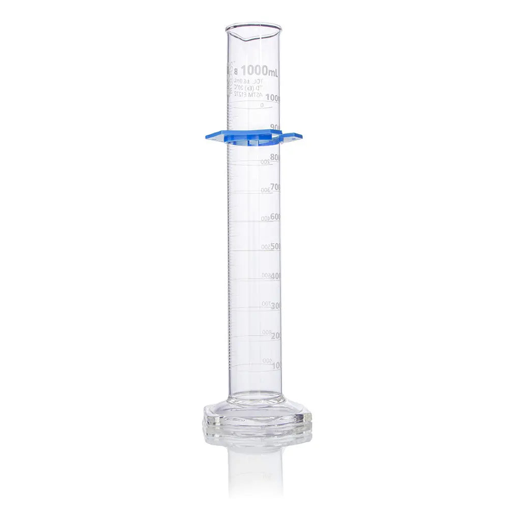 Globe Scientific Cylinder, Graduated, Globe Glass, 1000mL, Class B, To Deliver (TD), Dual Grads, ASTM E1272, 1/Box 8331000 Laboratory Equipment