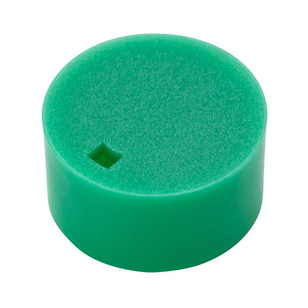 Globe Scientific 3033-CIG Cap Inserts, Green - Pack of 500