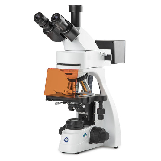Globe Scientific bScope Trinocular LED Fluorescence Microscope EBS-3153-PLFI with 4 LED Channels
