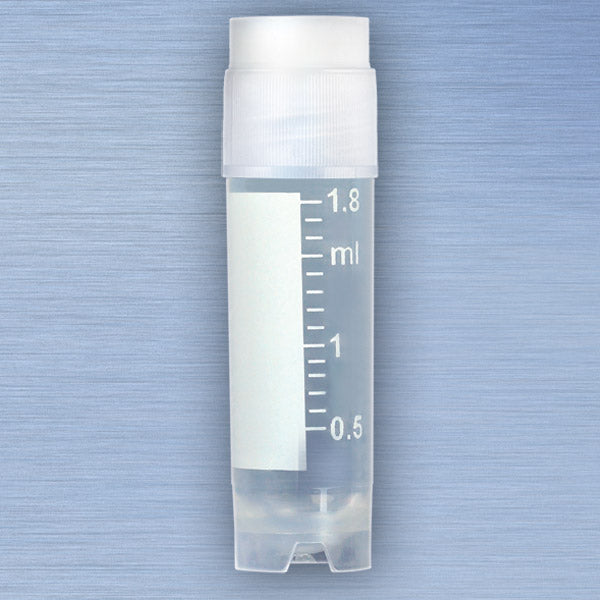 Globe Scientific 3012 2.0 mL Cryogenic Vial, TUBE: POLYPROPYLENE (PP) - CAP: POLYETHYLENE (PE) - Case of 500