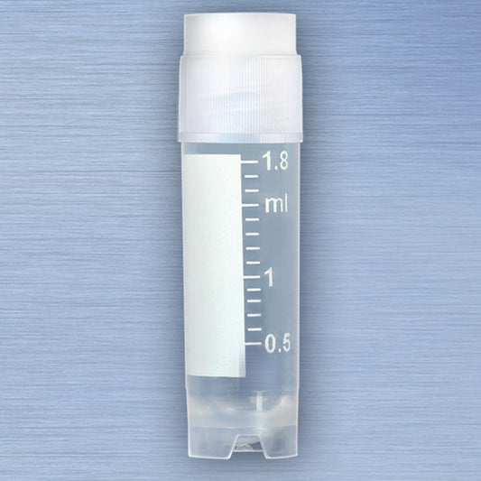 Globe Scientific 3012 2.0 mL Cryogenic Vial, TUBE: POLYPROPYLENE (PP) - CAP: POLYETHYLENE (PE) - Case of 500
