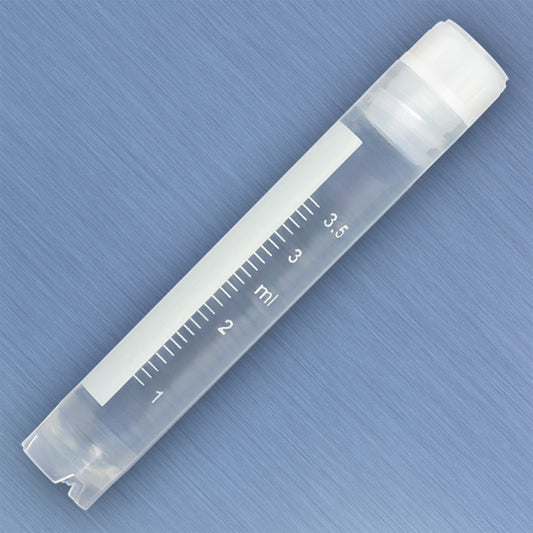 Globe Scientific 3005 4.0 mL Cryogenic Vial, TUBE: POLYPROPYLENE (PP) - CAP: POLYETHYLENE (PE) - Case of 500