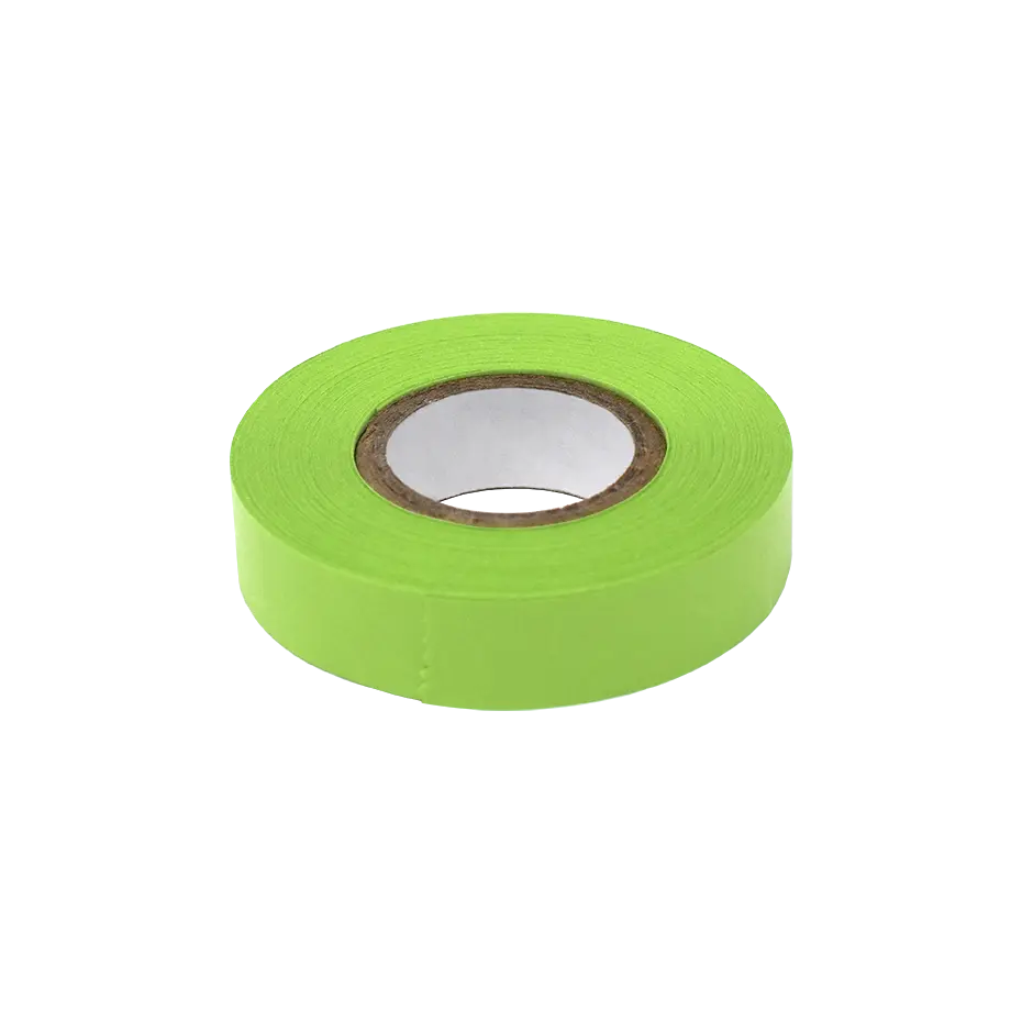 Globe Scientific Laboratory Labeling Tape 1/2" x 500" Lime