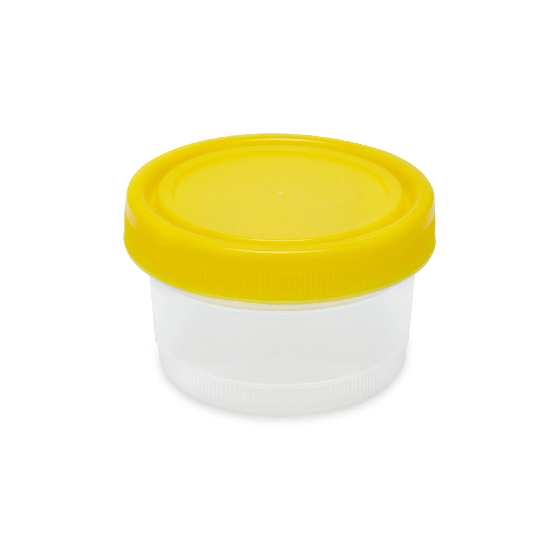 Globe Scientific Container: Histology, 250mL (8oz), PP, Graduated, with Separate Yellow Screwcap 6540 Laboratory Equipment