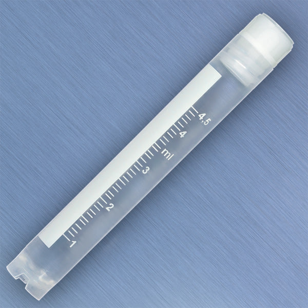 Globe Scientific 3008 5.0 mL Cryogenic Vial, TUBE: POLYPROPYLENE (PP) - CAP: POLYETHYLENE (PE) - Case of 500