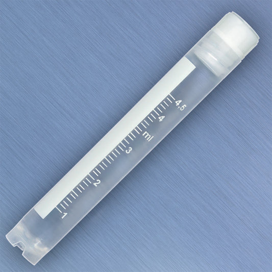 Globe Scientific 3008 5.0 mL Cryogenic Vial, TUBE: POLYPROPYLENE (PP) - CAP: POLYETHYLENE (PE) - Case of 500