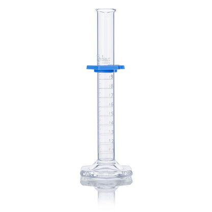Globe Scientific Cylinder, Graduated, Globe Glass, Class B, To Deliver (Td), Dual Grads, Astm E1272, 4/Box 5 mL to 100 mL