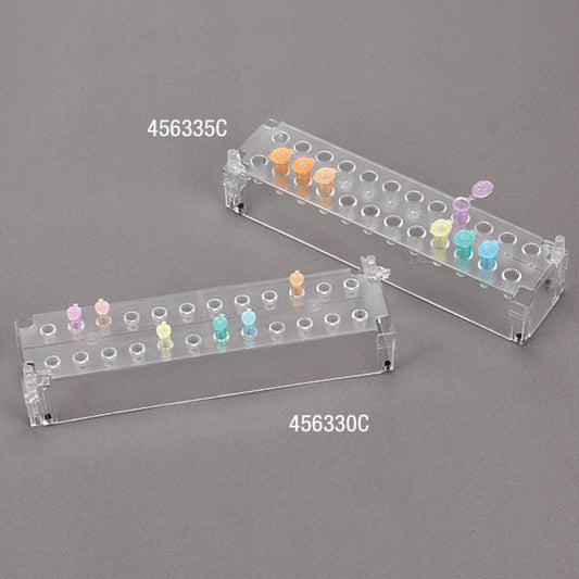 Globe Scientific 0.5mL Microtube Rack 456330 24-Place