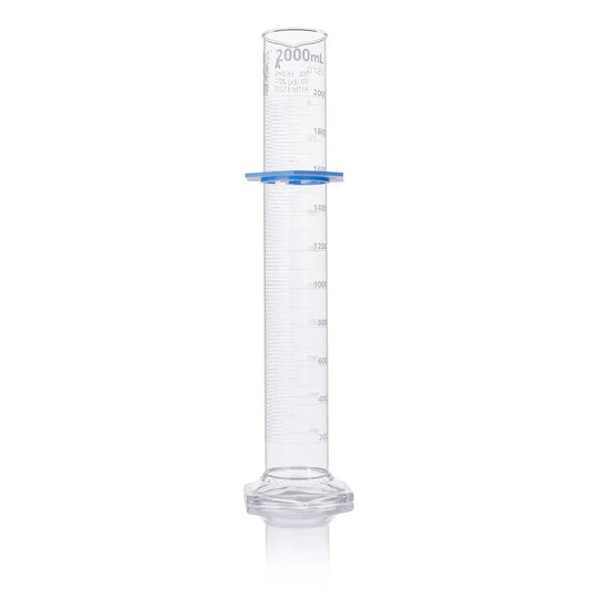 Globe Scientific Cylinder, Graduated, Globe Glass, 2000mL, Class A, To Deliver (TD), Dual Grads, ASTM E1272, 1/Box 8302000 Laboratory Equipment
