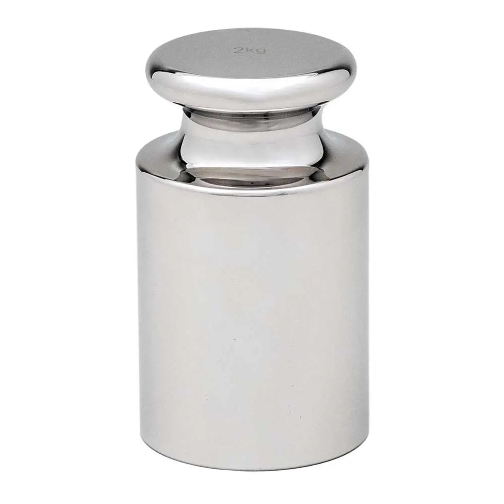 Calibration Weights, OIML Class E2/F1/F2, Stainless Steel — 50g to 20kg, ISO 17025 Cert Option, Single Weight/Pack | Globe Scientific