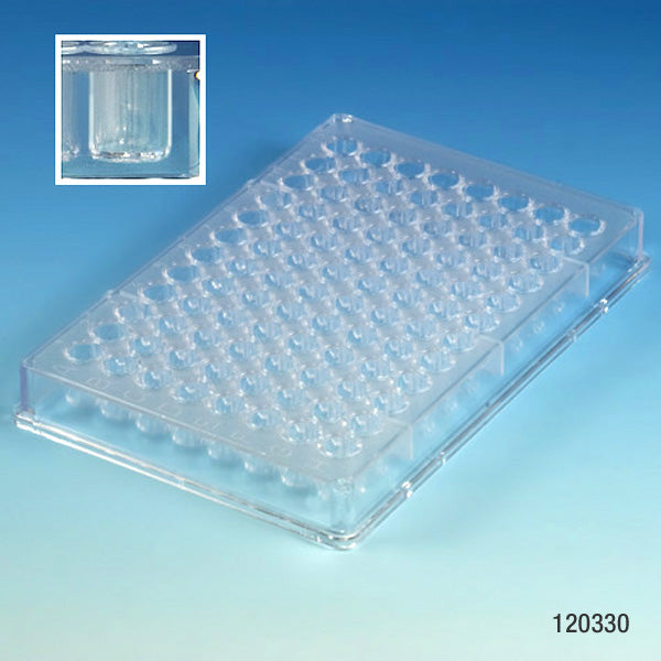 Globe Scientific 96-Well Flat Bottom Microtest Plate 120330