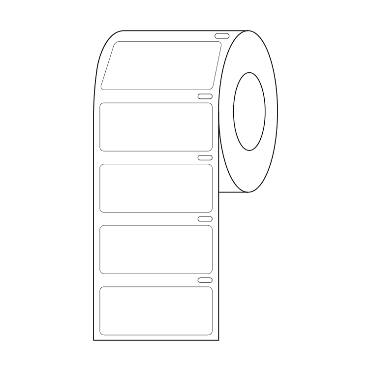 Cryogenic Direct Thermal Label Rolls, 9.5mm Dots to 51x19mm — 28 Sizes & Colors, Roll | Globe Scientific