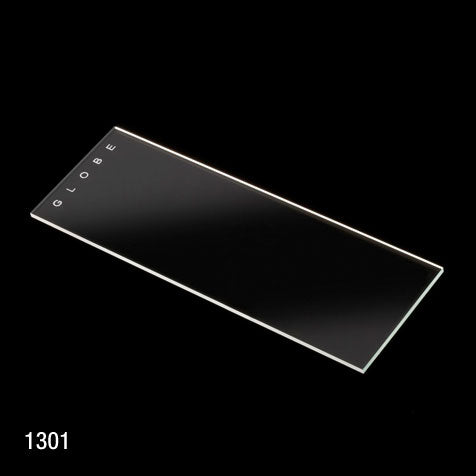 Globe Scientific 1301 plain glass microscope slides 25x75mm ground edges