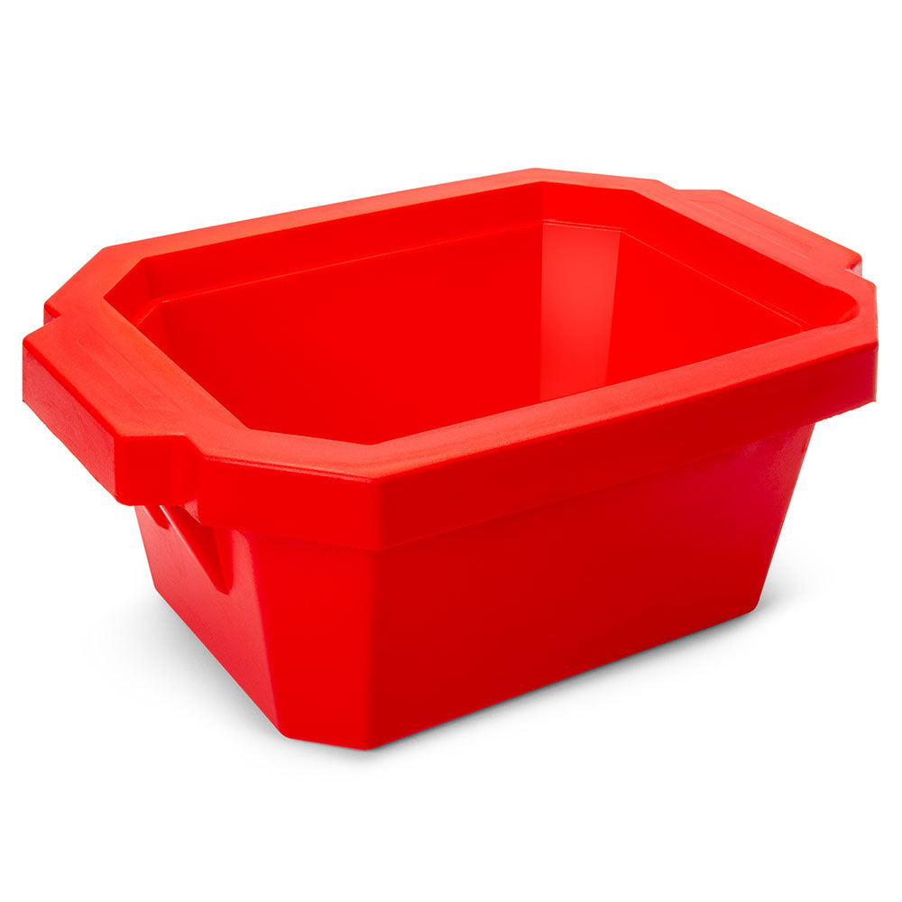 455023R - Globe Scientific 4L Ice Tray with Lid Red