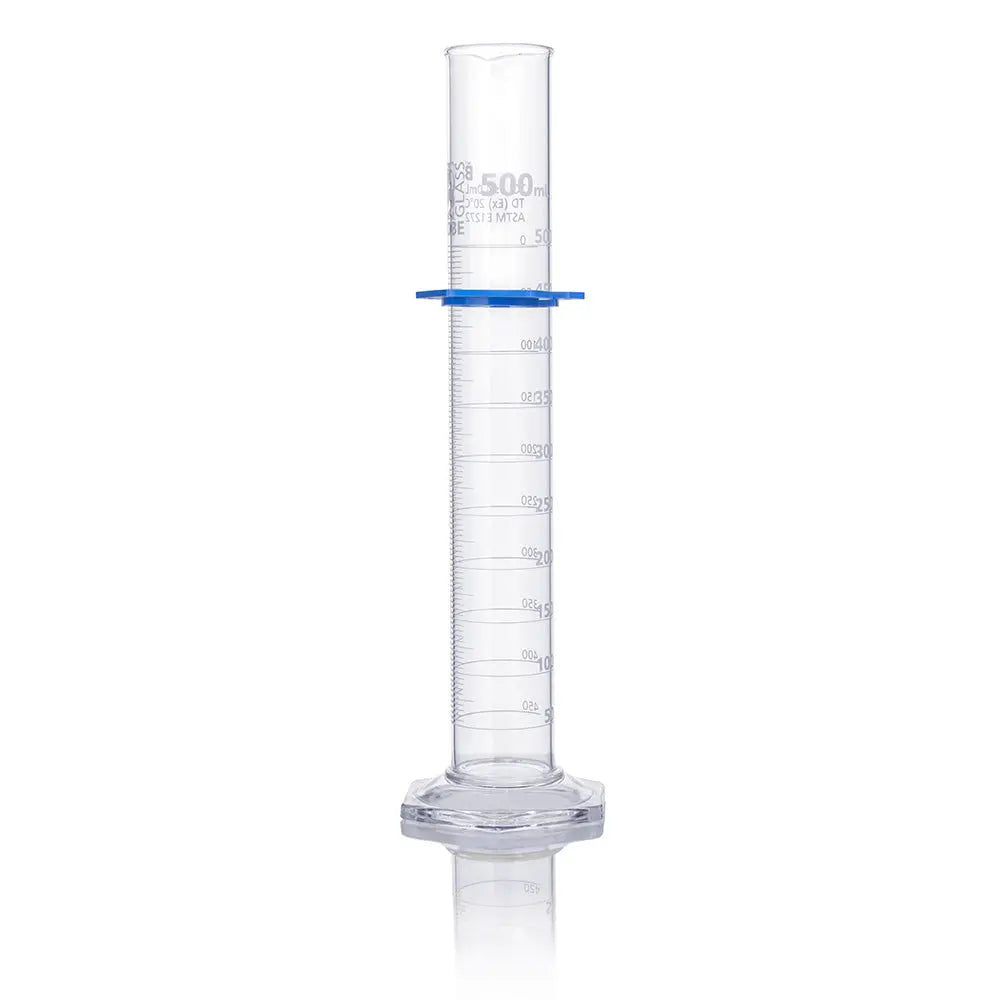 Globe Scientific Cylinder, Graduated, Globe Glass, 500mL, Class B, To Deliver (TD), Dual Grads, ASTM E1272, 1/Box 8330500 Laboratory Equipment