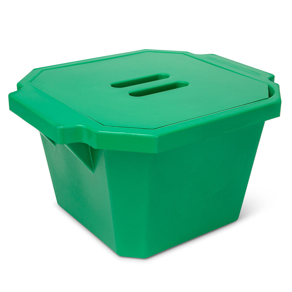 Globe Scientific Polyurethane Ice Bucket with Lid 4.5 Liter Green 455015G